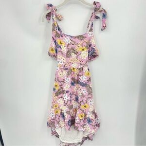 NWT Mink pink swim  summer dress open tie back Sz L